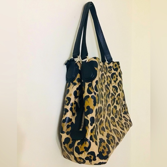 Coach Leopard Print Edie Shoulder Bag - Picture 5 of 15